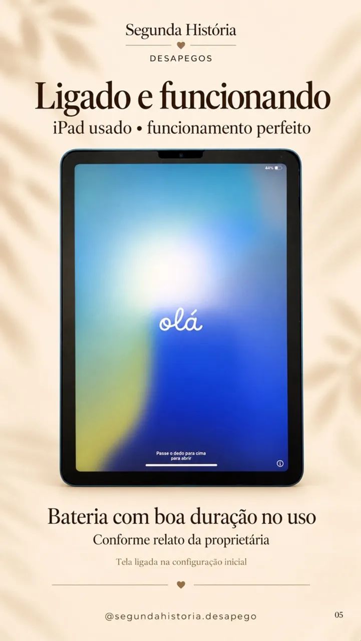 iPad Air 5ª geração 64 GB + Apple Pencil + case com teclado ? R