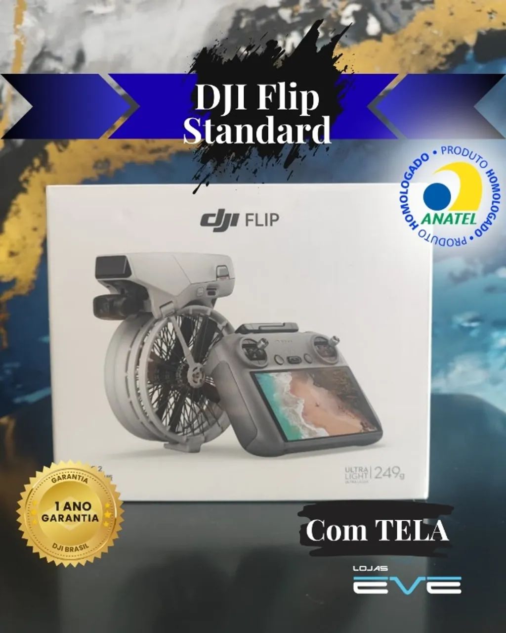 Drone DJI Flip Standard (Com tela) BR - DJI060
