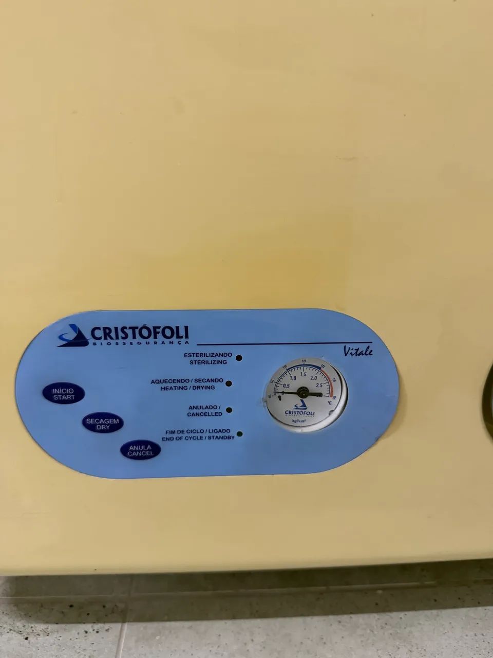 Autoclave Cristofoli 21lt em inox revisada
