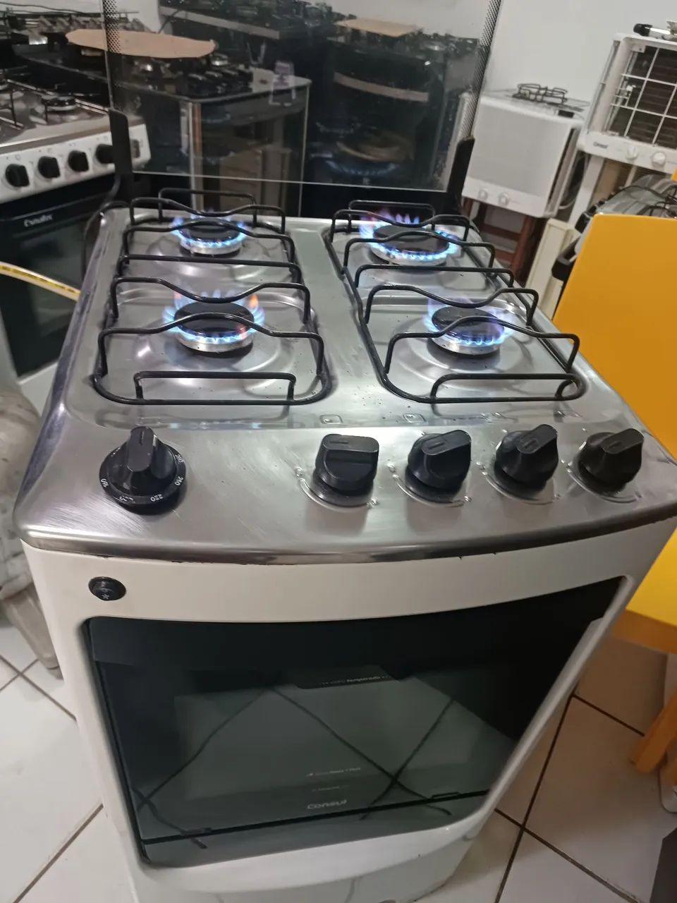 Fogão automático total super chamas 