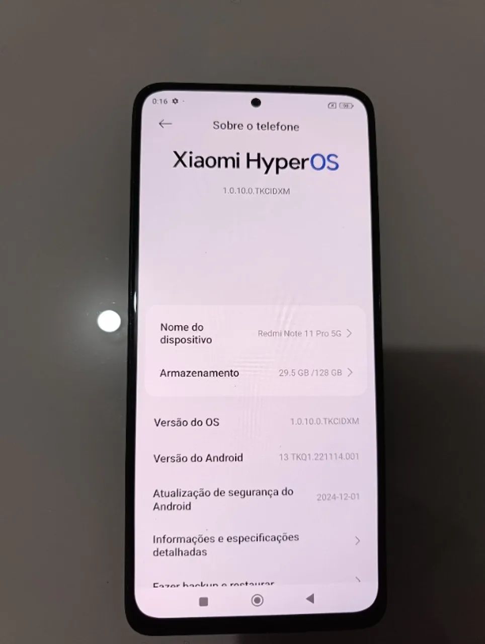 Celular Xiaomi Redmi Note 11 Pro 5G 128GB