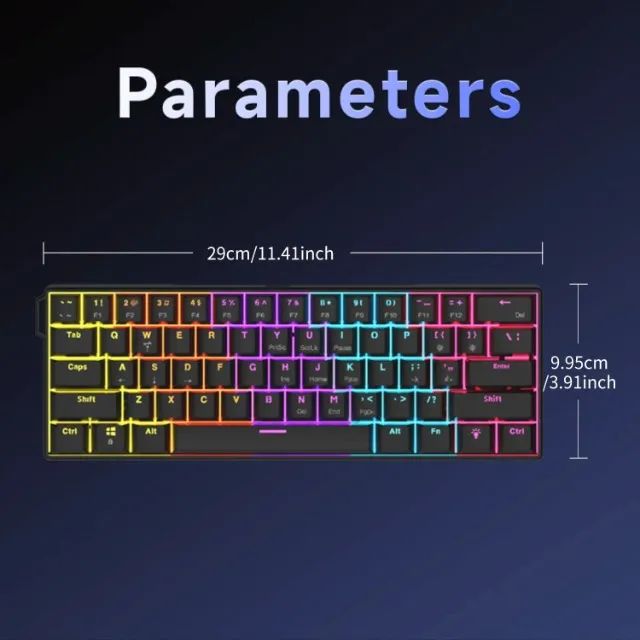 Teclado Mecânico Ajazz NK61 Nacodex - Foto 5