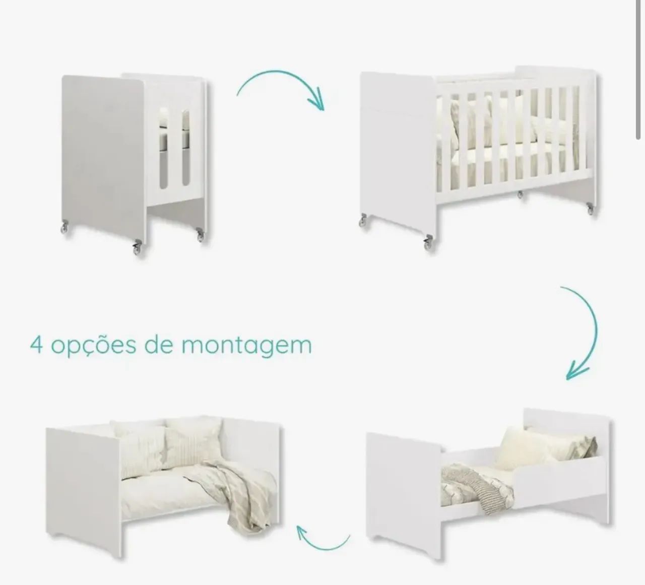 Berço evolution 4 em 1