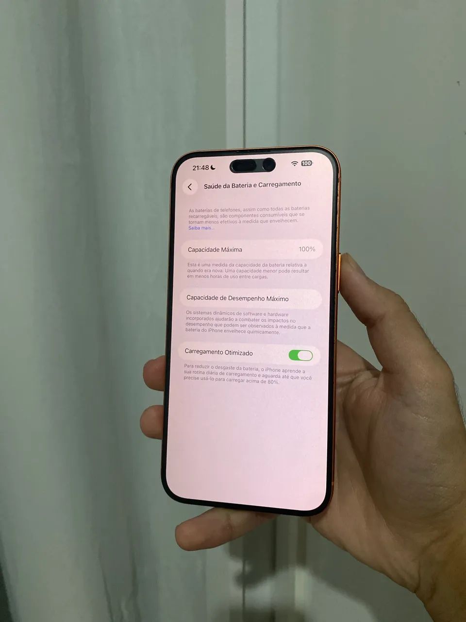 iPhone 14 Pro Max 128 gigas na carcaça do 17 pro Max. - Foto 2