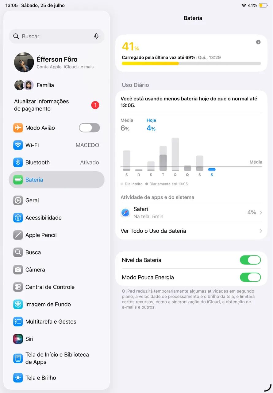 iPad 10ª Geração 64GB + Apple Pencil Original + Teclado + Capa | Estado de Novo - Foto 5