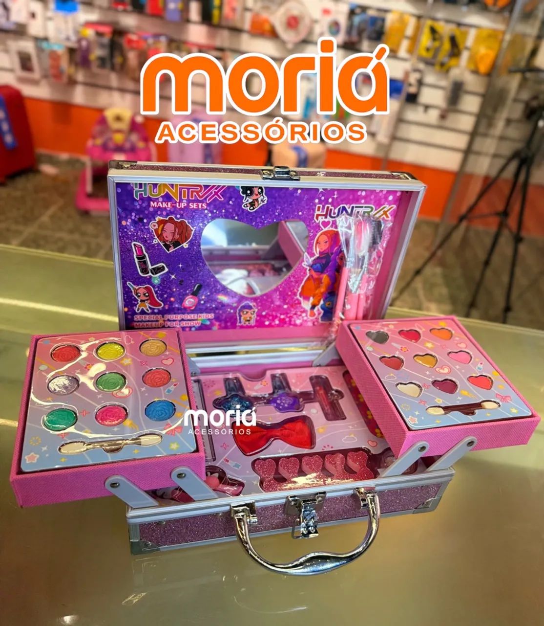 Kit de Maquiagem Infantil com Maleta - Foto 3