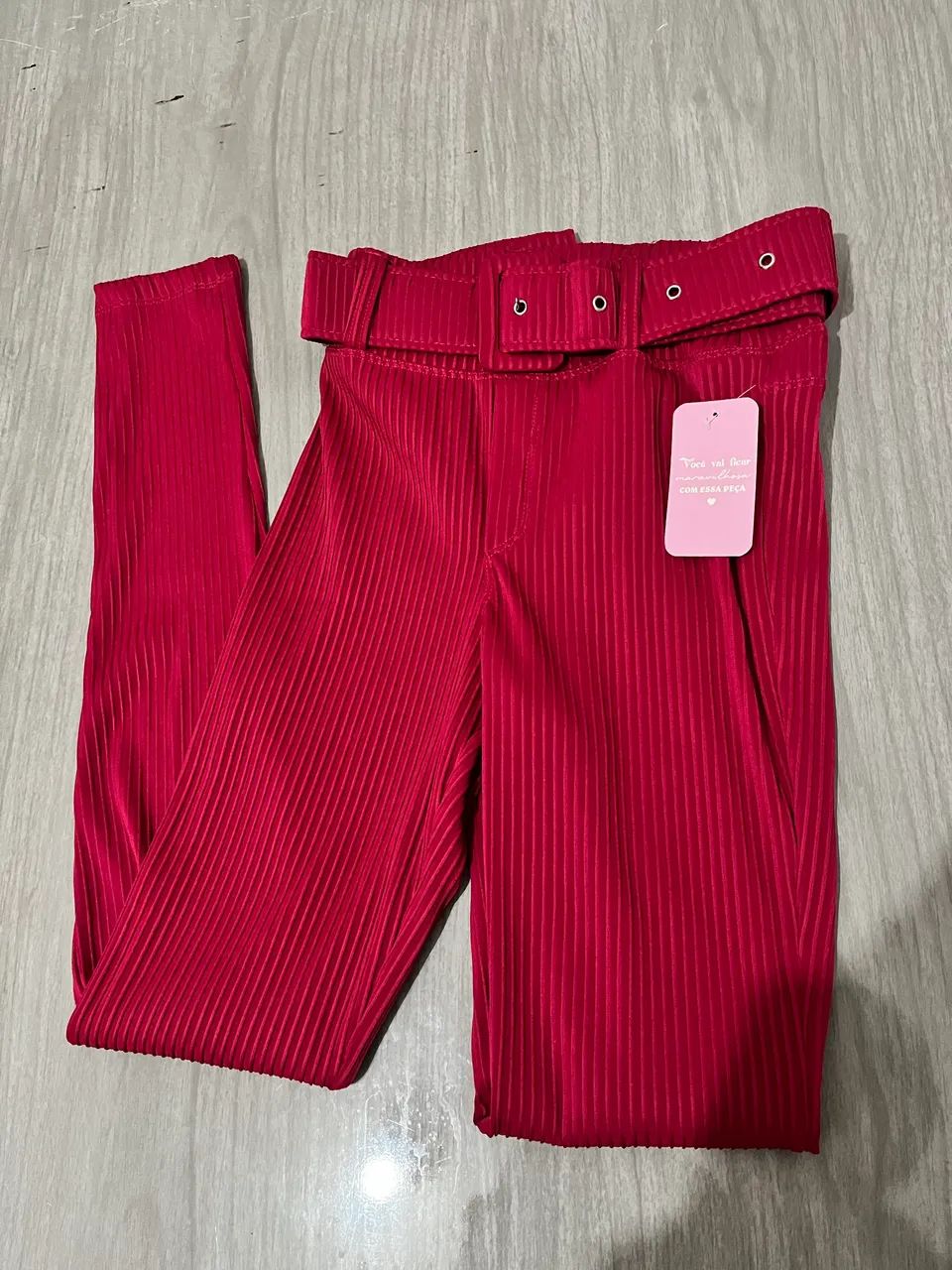 Calça com cinto  - Foto 2