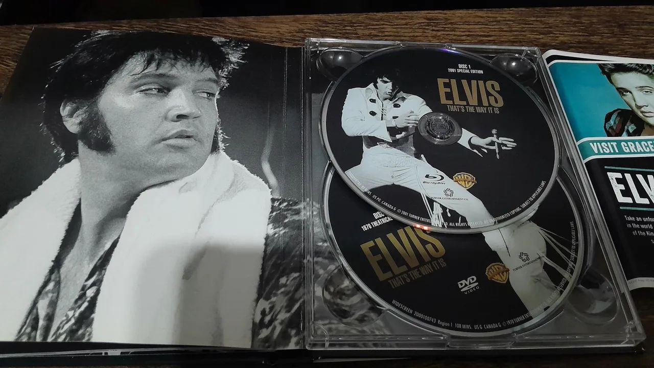Blue Ray -Elvis Presley- That's the Way (DVD Duplo) Ed.Special