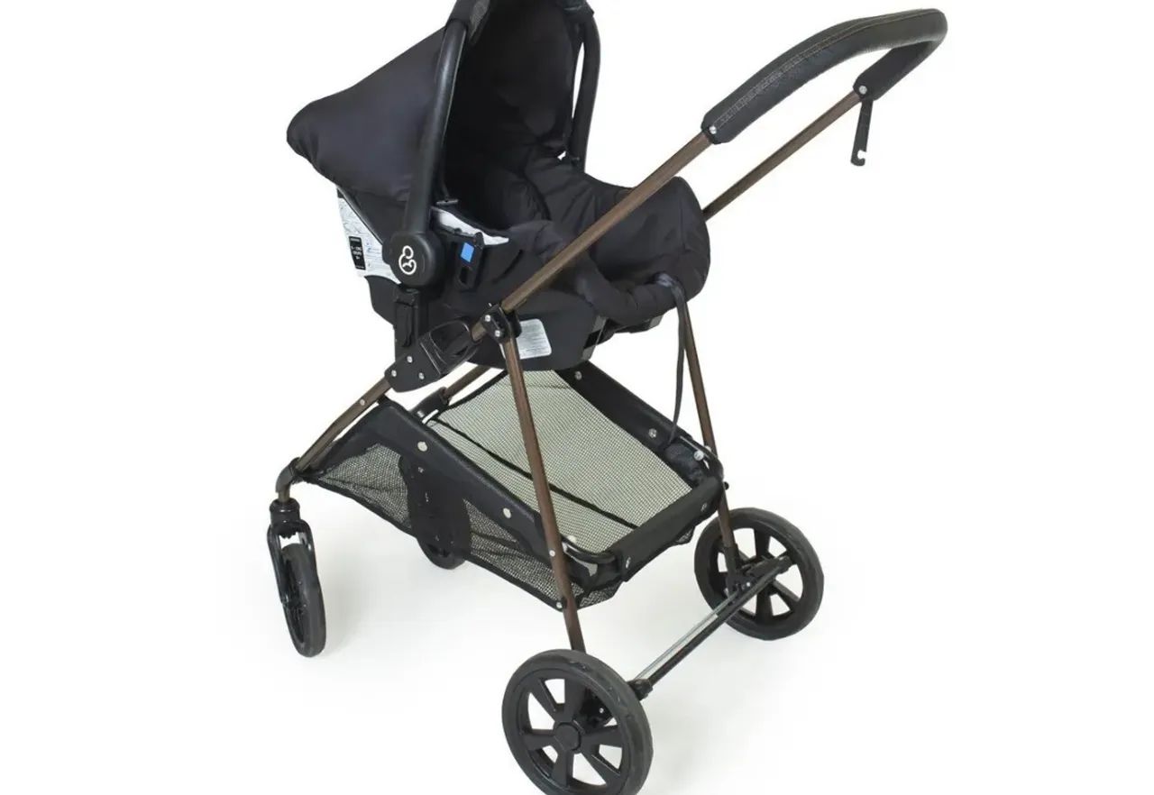 Carrinho de bebê e bebê conforto Galzerano - Foto 2