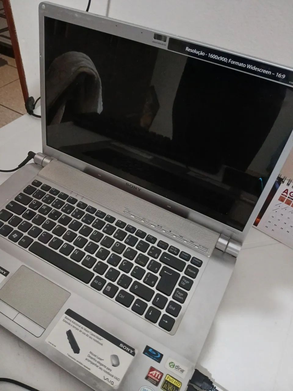 Notebook 2008 Sony Vaio