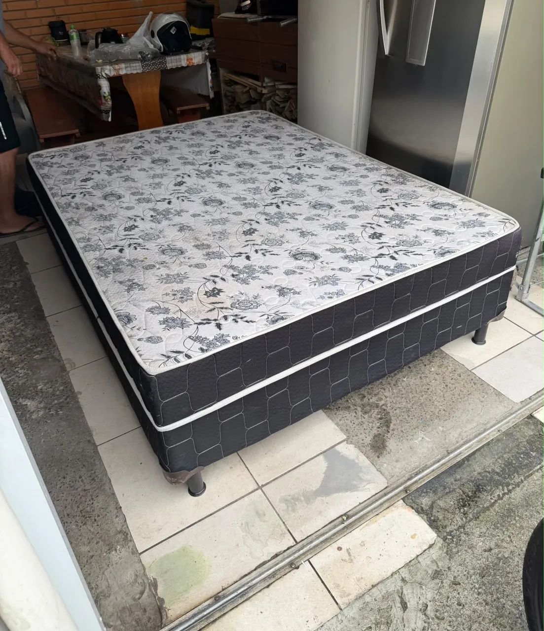 Cama box casal conjugada 