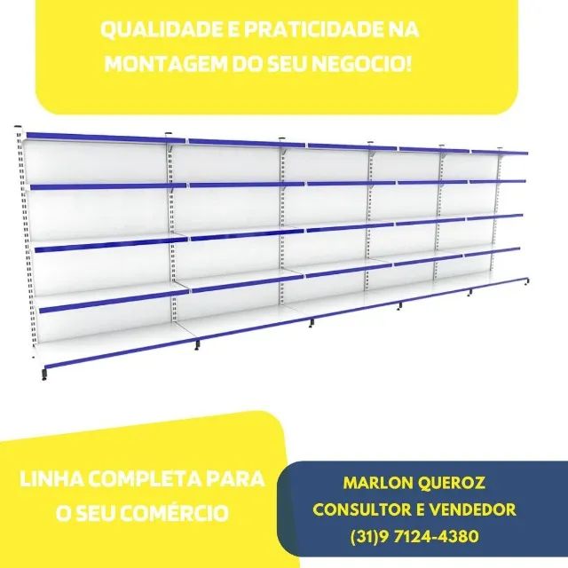 Gondola de Aço Polar Parede