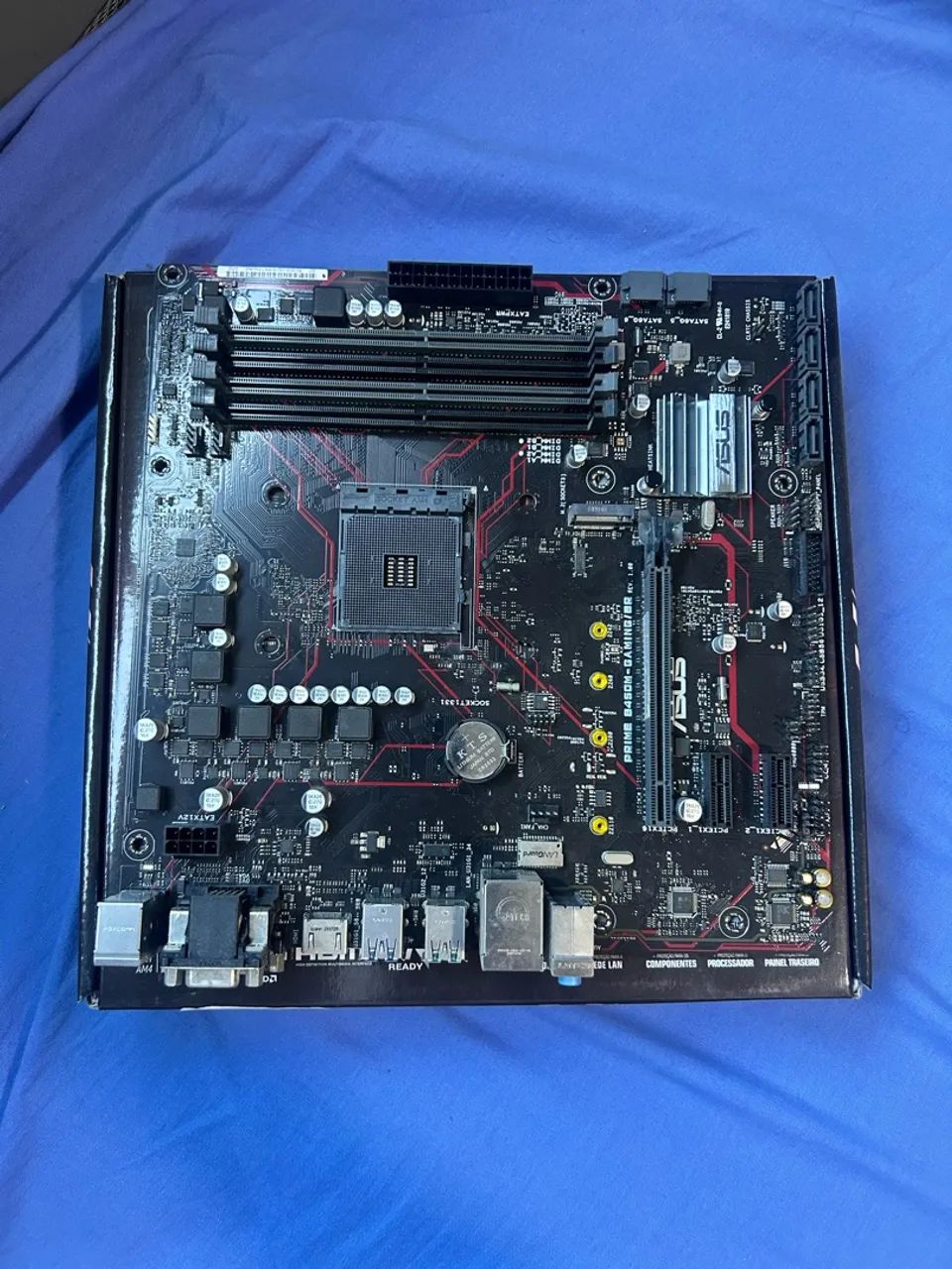 Placa-Mãe ASUS Prime B450M-Gaming/BR AM4 DDR4 - Foto 2