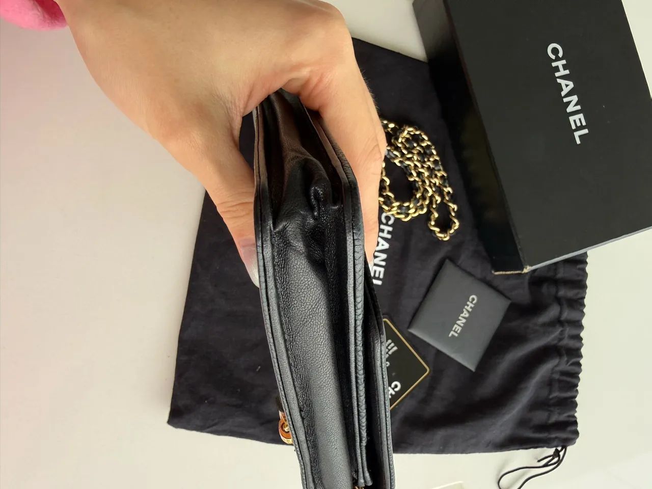 Bolsa Chanel wallet on chain  - Foto 4