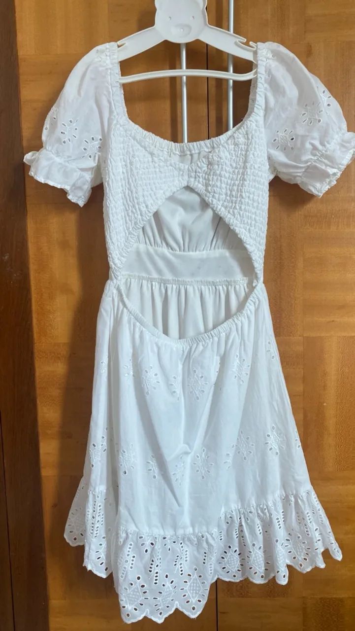 Vestido branco bordado - Foto 2
