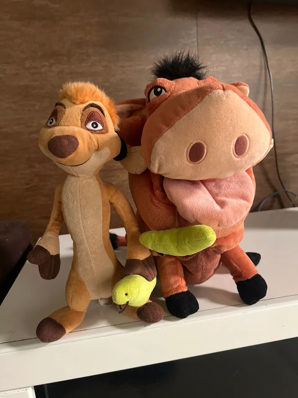 Pelúcias Timão e Pumbaa Disney Store
