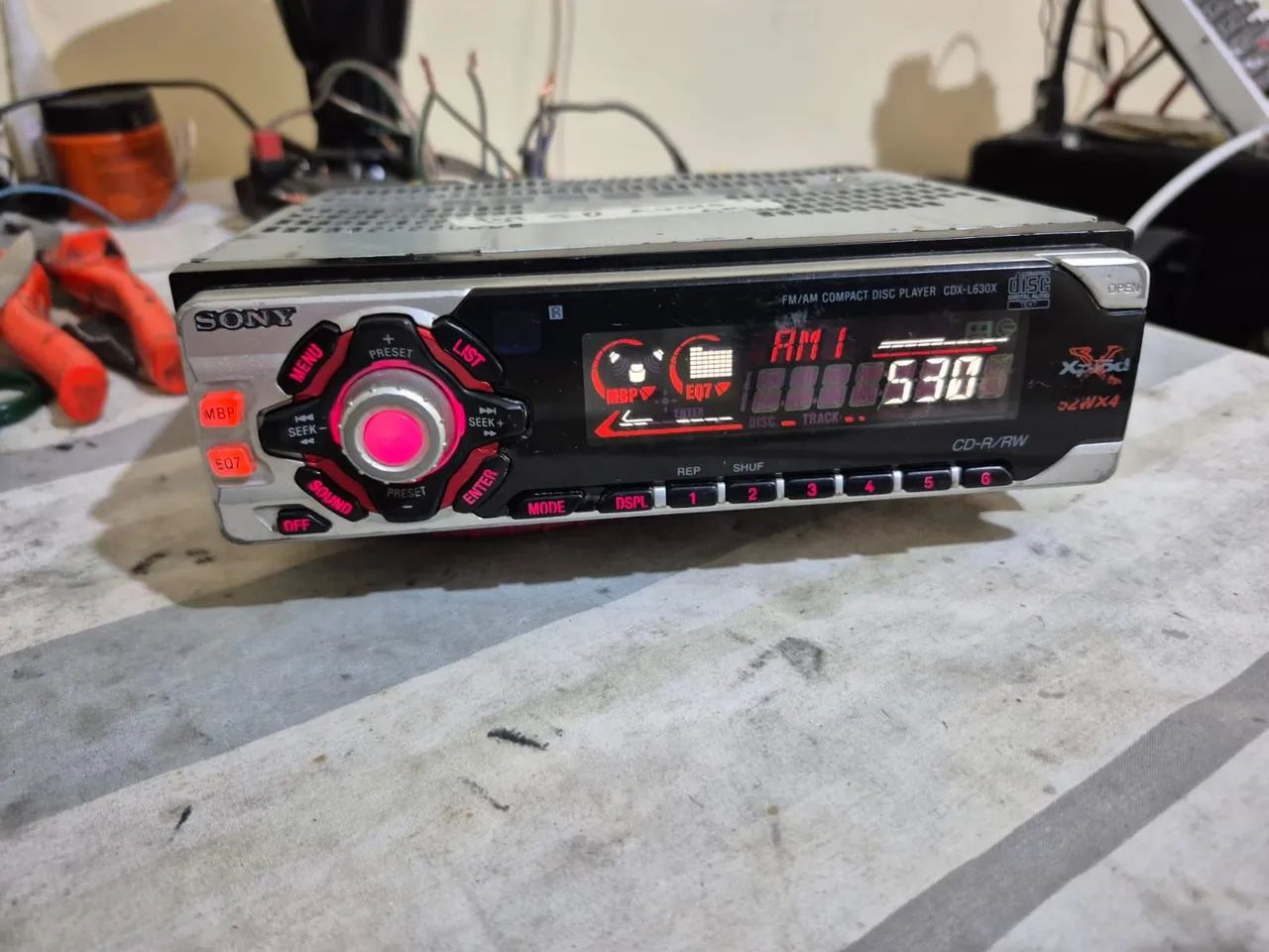Rádio Sony cdx gt 697.com Bluetooth pelo am.