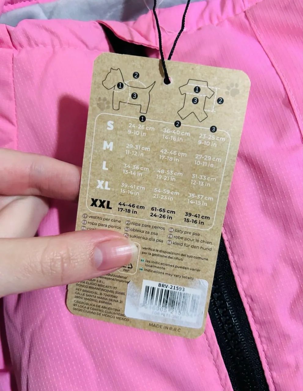 Capa de chuva pet rosa - Foto 2