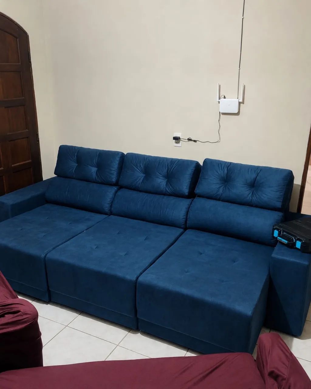 Sofá retrátil reclinável 2,70 mts  - Foto 4