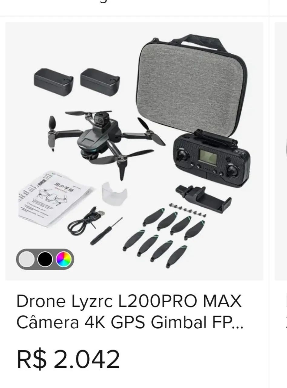 Drone L200 Pró Max - Profissional - Foto 3