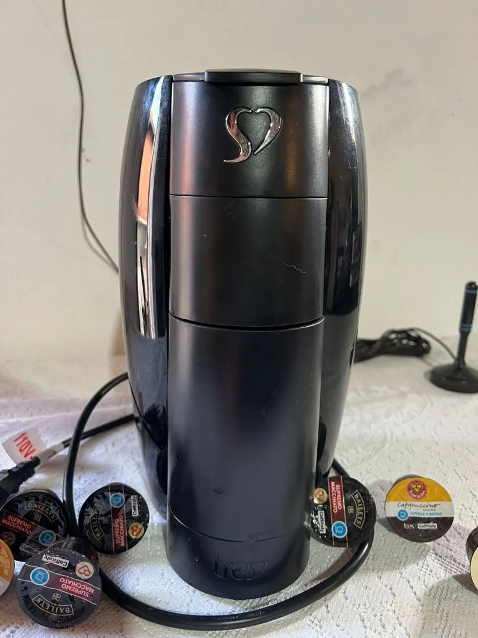 Cafeteira 3 coração 