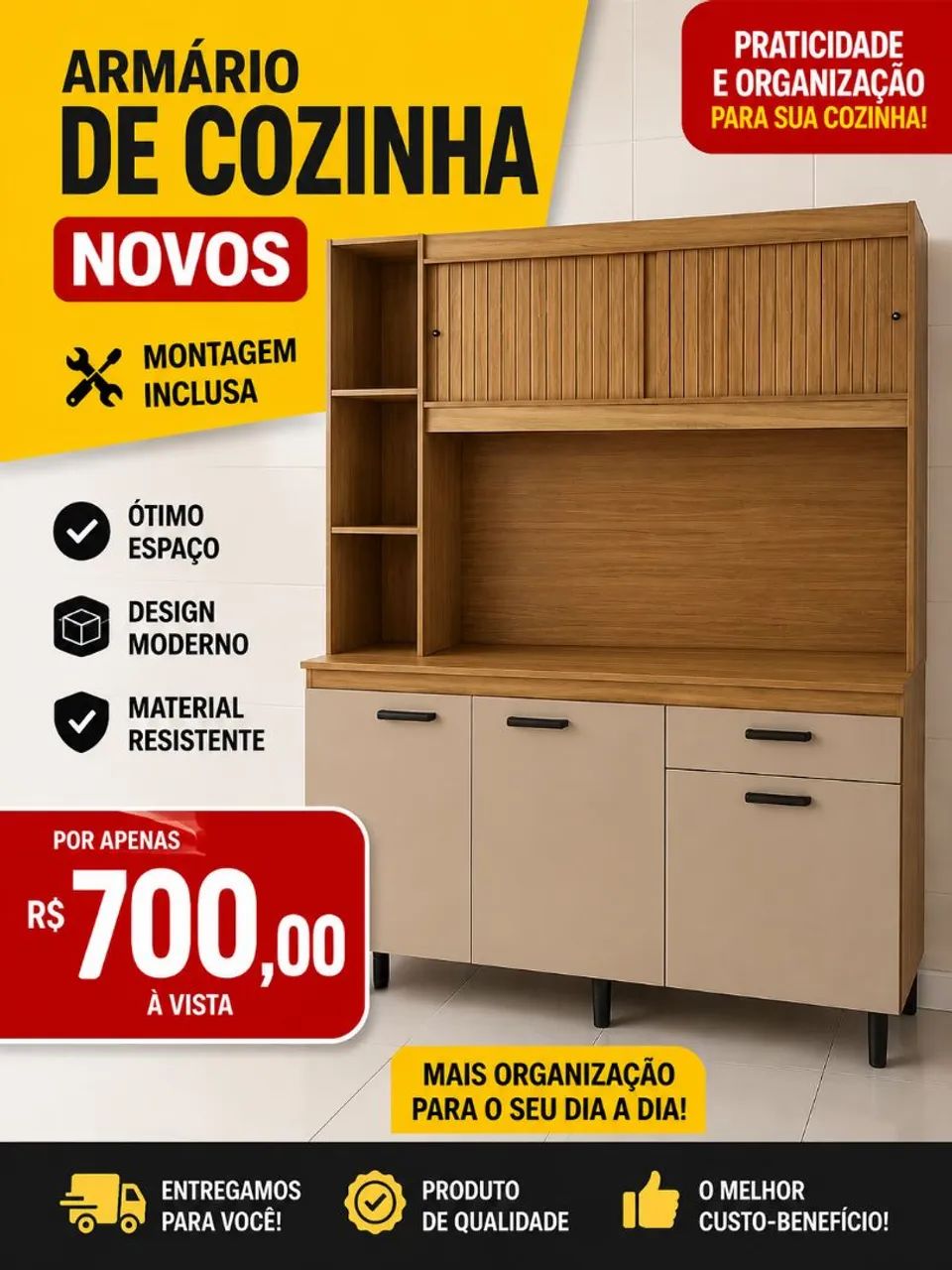 ARMÁRIO DE COZINHA 