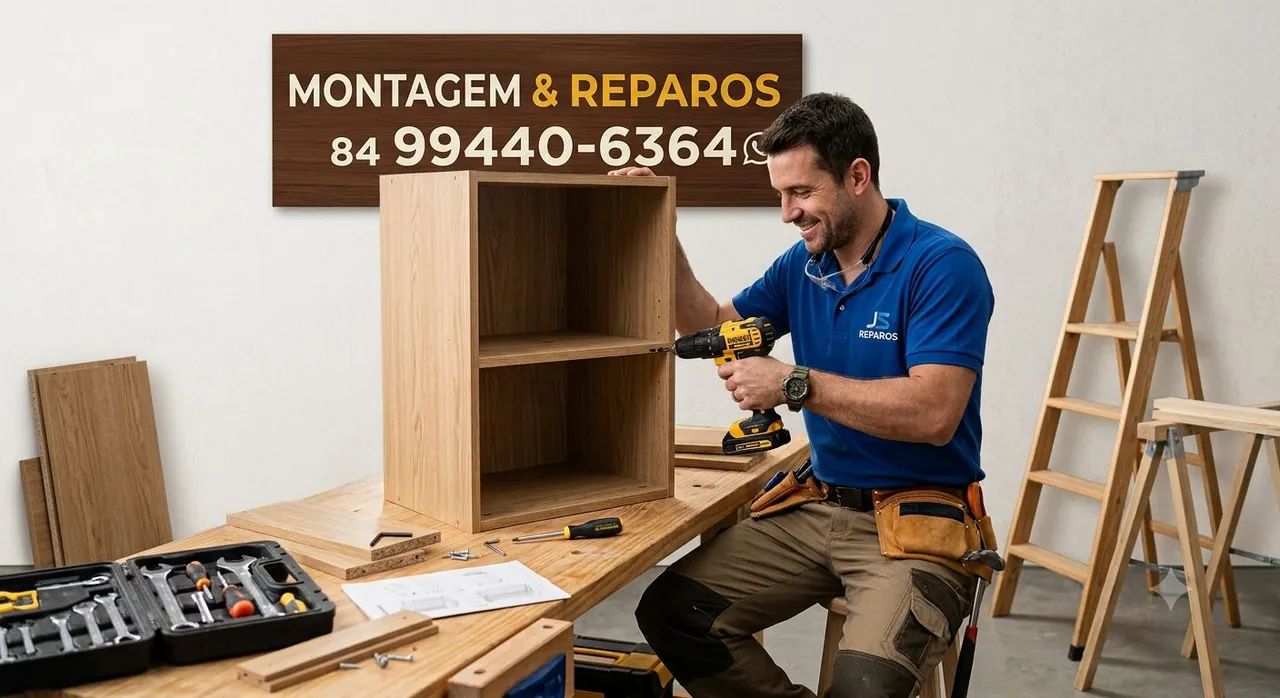 Montador| TV, cortinas, armários e mais!