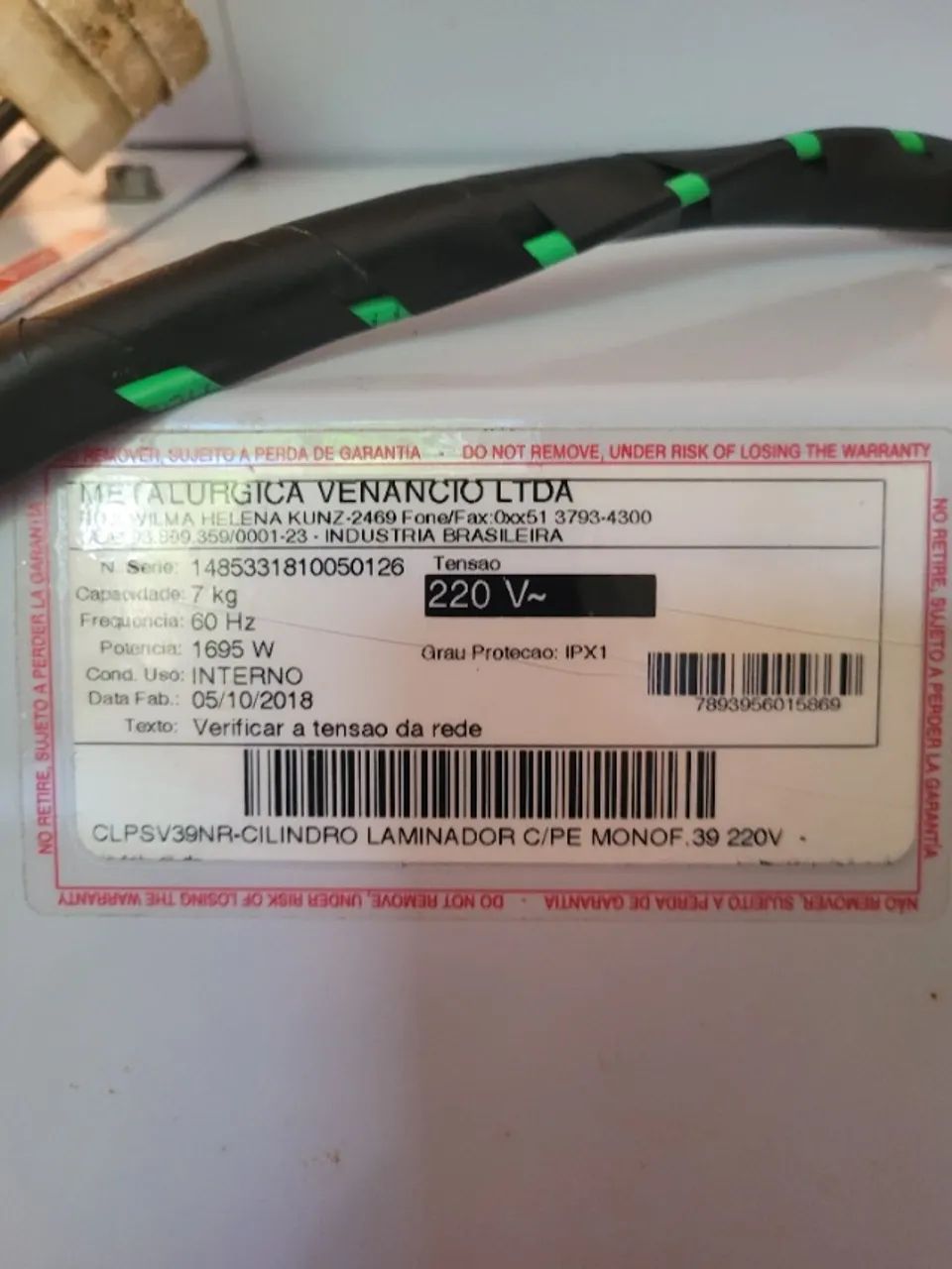 Cilindro para massas industrial - Foto 2