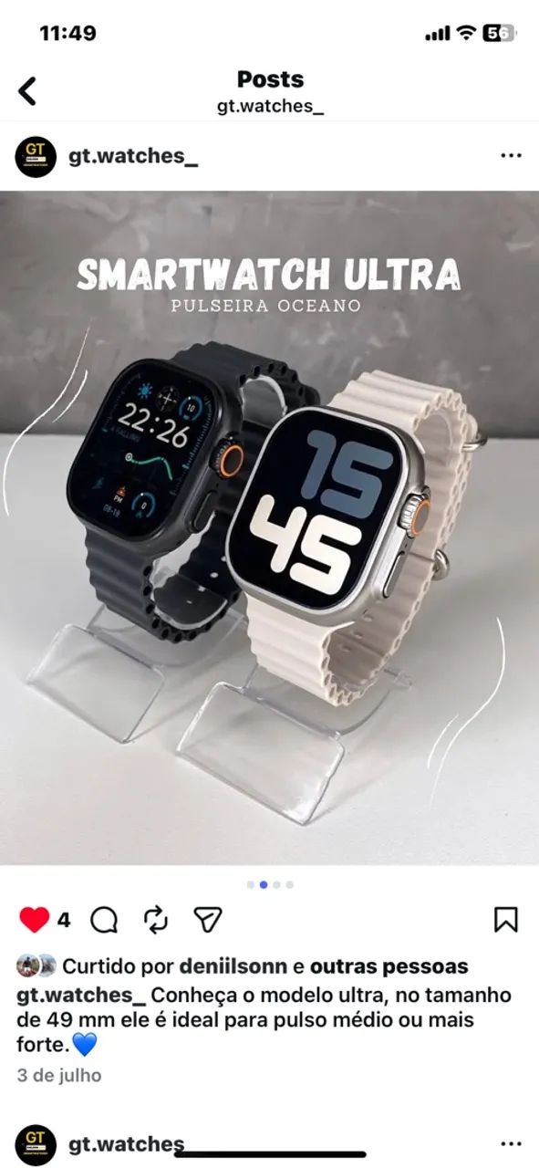 Smartwatch Ultra Plus 