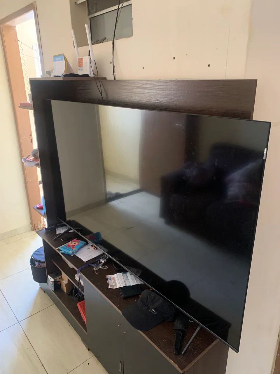 Tv TCL ?Google Tv? 65 polegadas para retirada de peças 