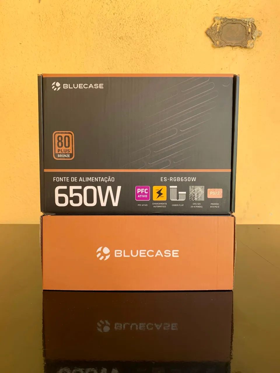 FONTE 650W 80 PLUS BRONZE - NOVA (BLUECASE) 