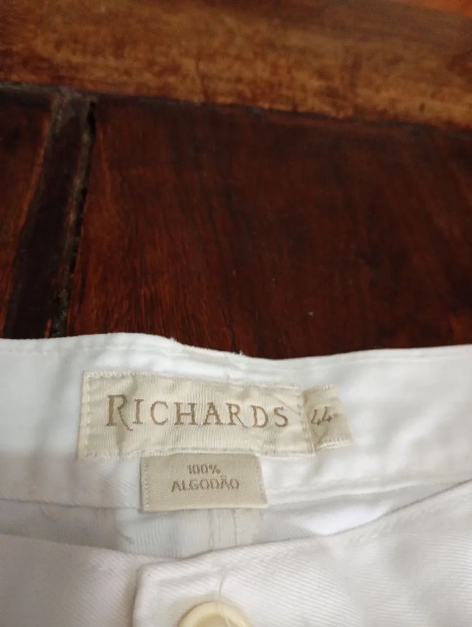 Bermuda da RICHARDS 44.   Sarja   branca - Foto 2