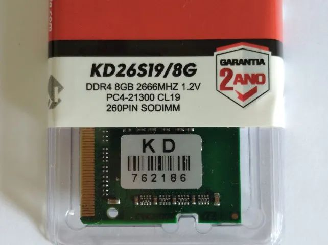 Memória Ddr4 notebook 8gb - 2666mhz KeepData - lacrada - Foto 2