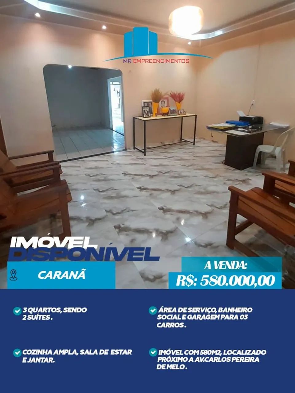 VENDO CASA NO BAIRRO  CARANÃ-BOA VISTA-RR.  - Foto 3