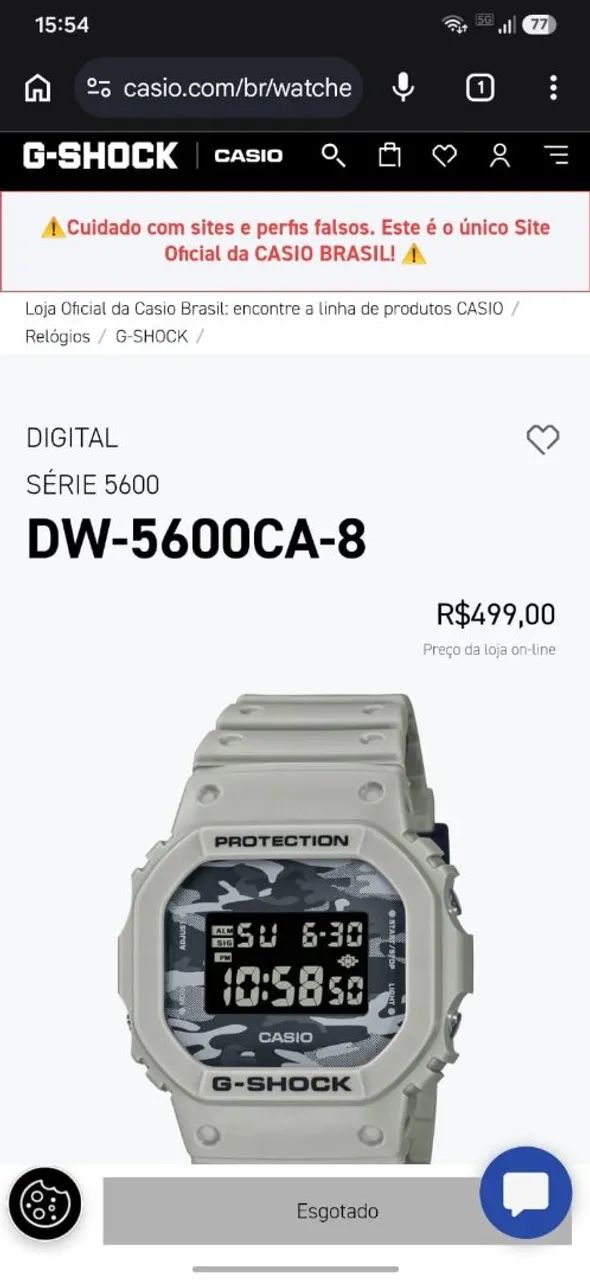 CASIO G-SHOCK DW-5600CA-8 - Foto 5