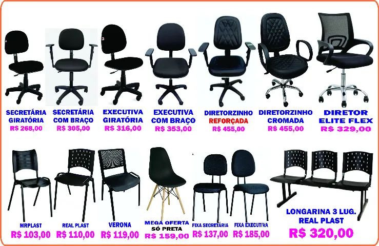 Cadeira Diretor - Nova - Encosto Tela Mesh - Ap de 329,oo - Até 10x Cartão - Foto 2