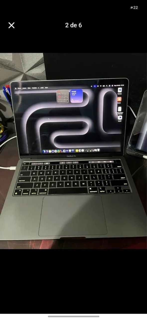 MacBook M1 Pro com Touchbar (troco por iphone 15 pro max e pro) - Foto 2