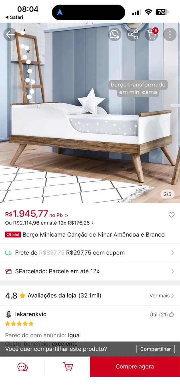 Vendo berço/cama - Foto 3