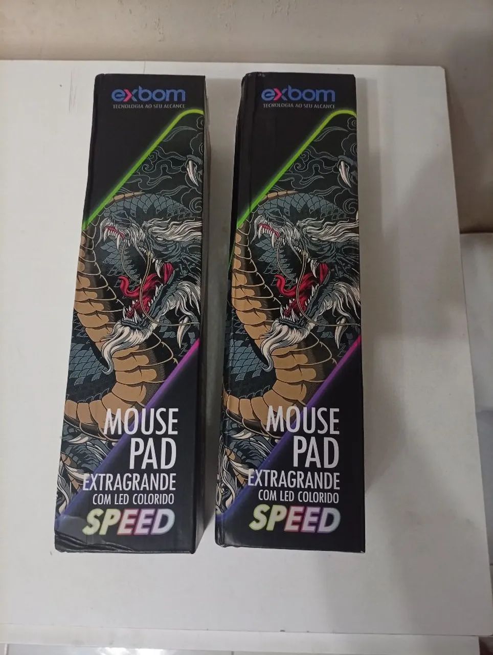 Mouse pad dragão rgb