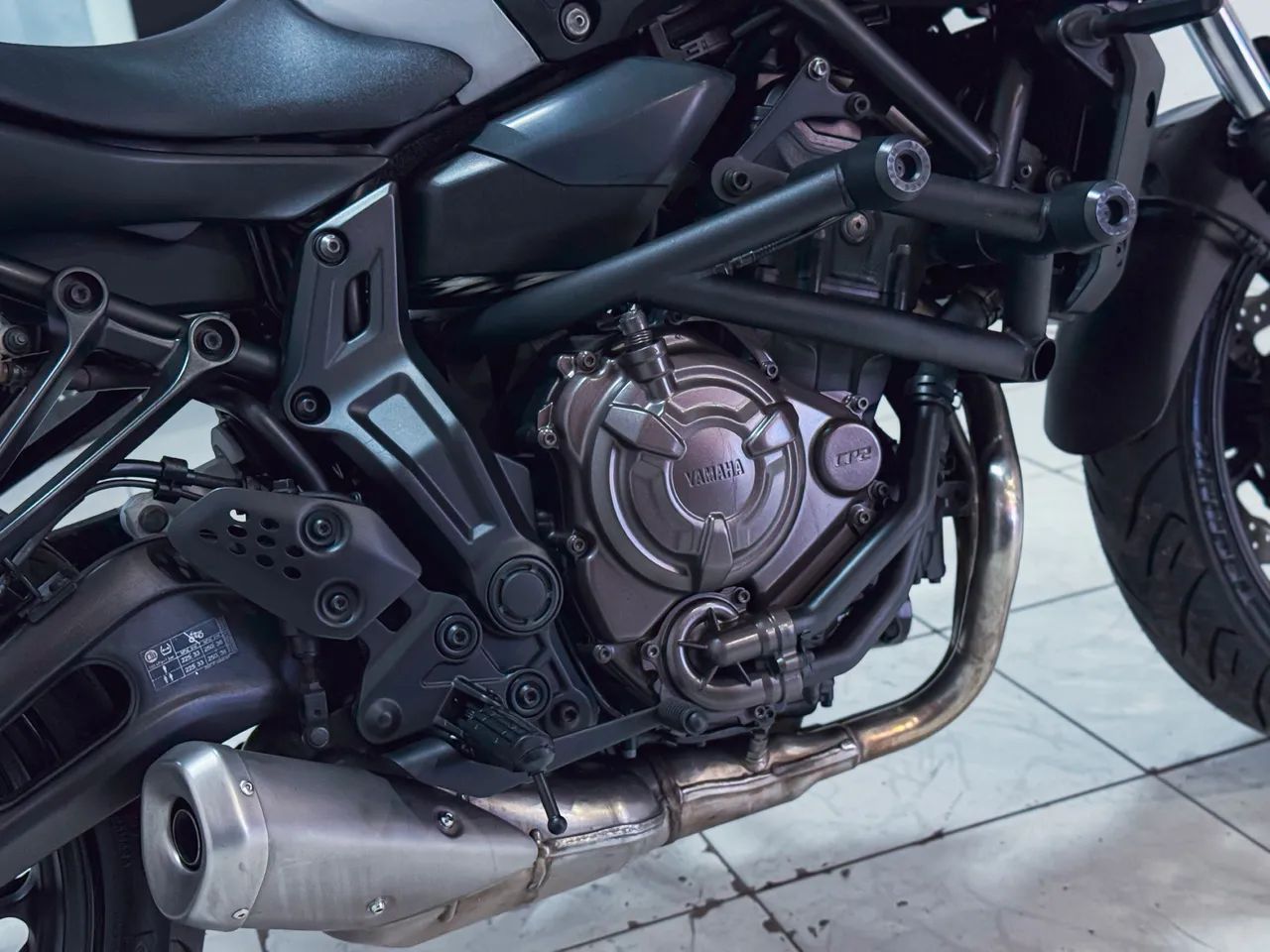 YAMAHA MT-07 ABS 2020 - CONFIGURAÇÃO EXCLUSIVA - Foto 9