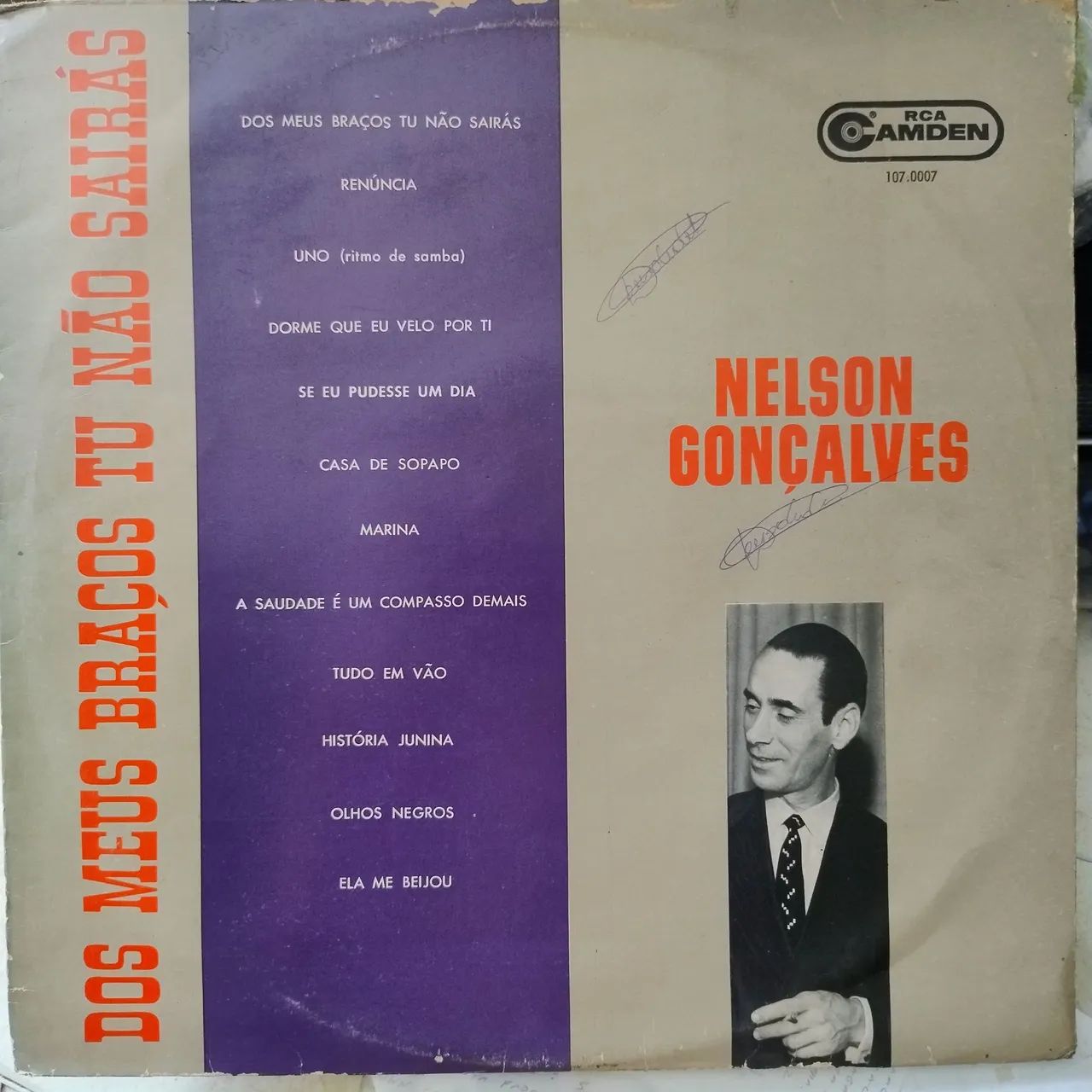Vinil nelson Gonçalves dos meus braços tu não sairás 