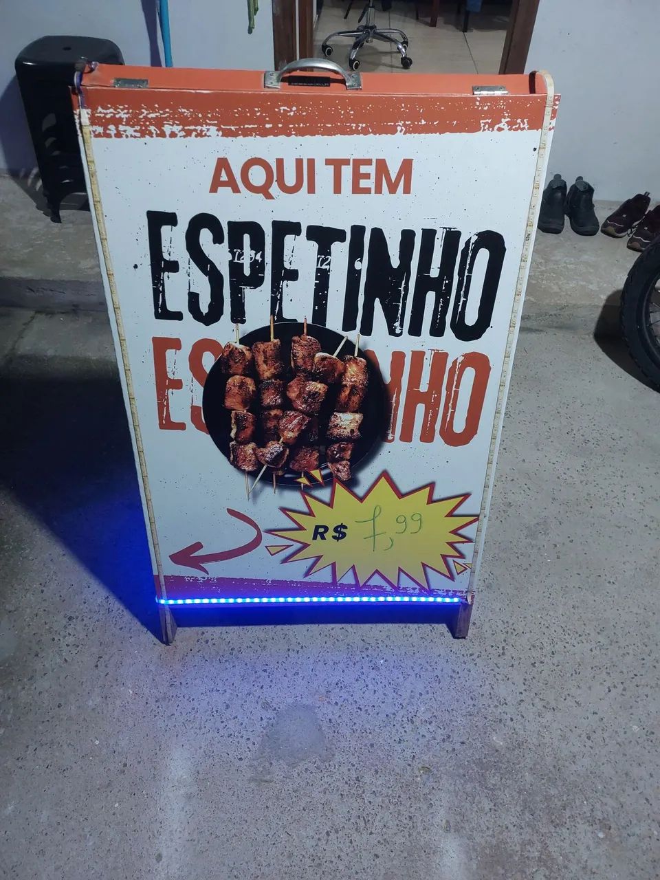 Placa de espetinho
