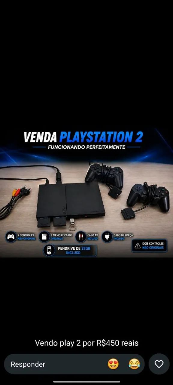 Playstation 2 usado