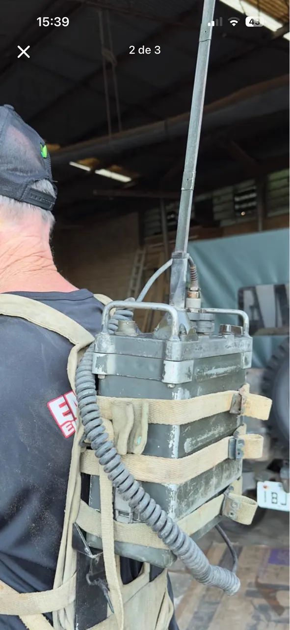 Rádio ERC 110 mochila militar exército - Foto 2