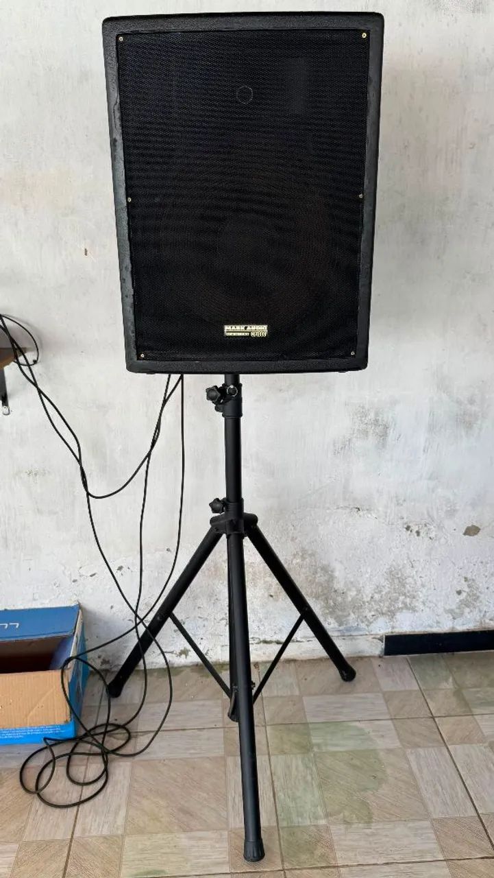 PAR DE CAIXAS ATIVAS MARK AUDIO CA 1000W 