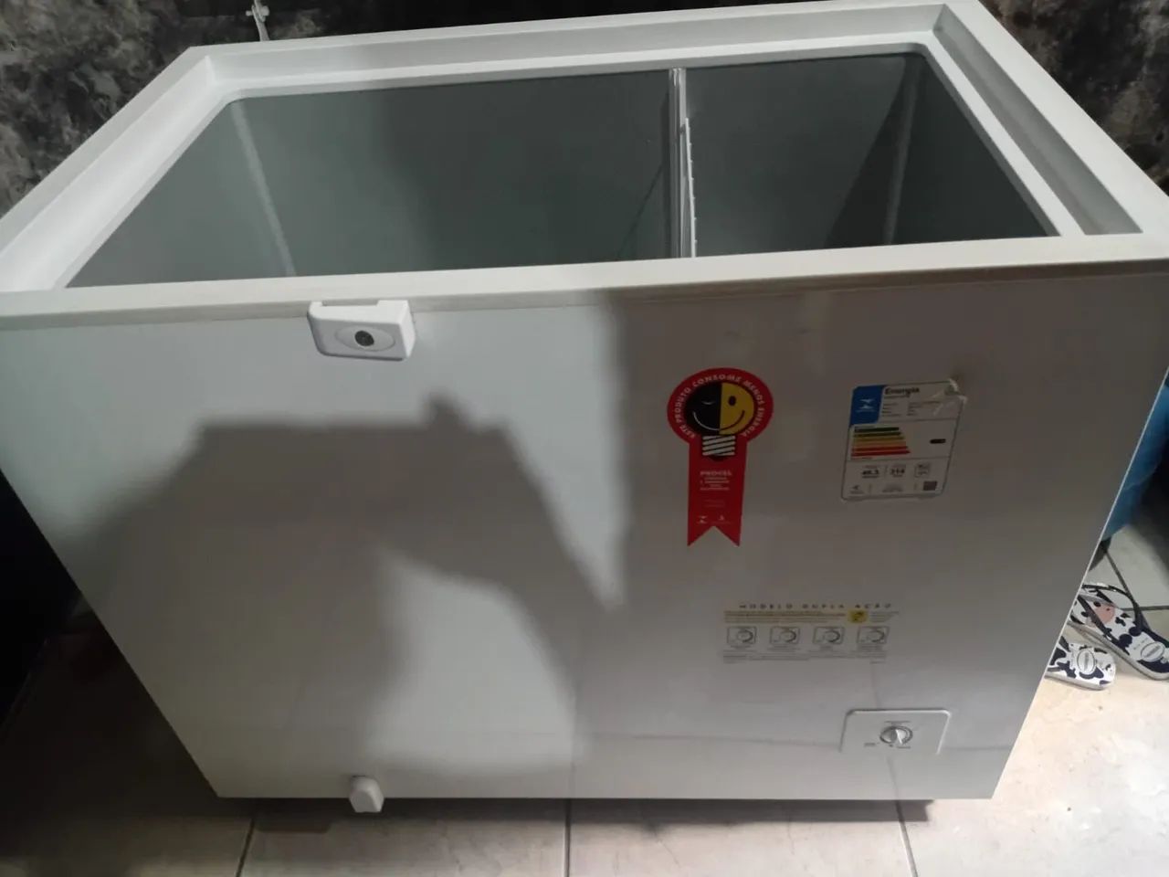Freezer electrolux de 314l