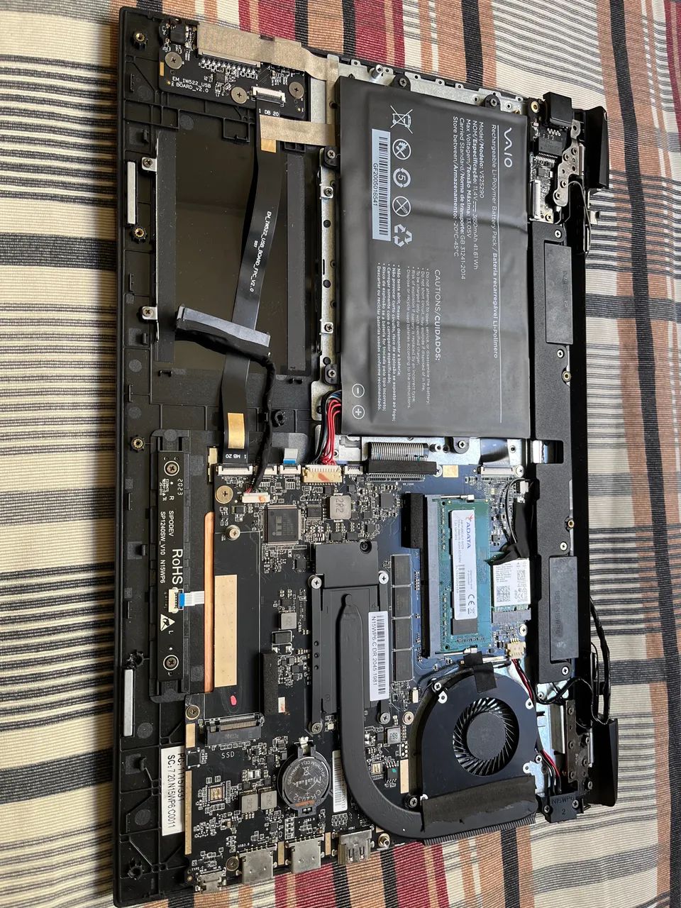 Notebook Sony vaio (retirada de peças apenas)