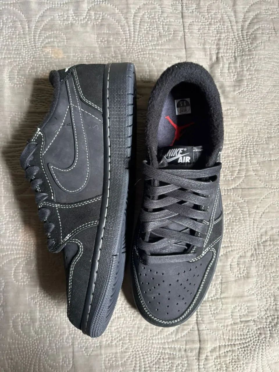 Travis Scott x Air Jordan 1 Black Phantom  - Foto 3