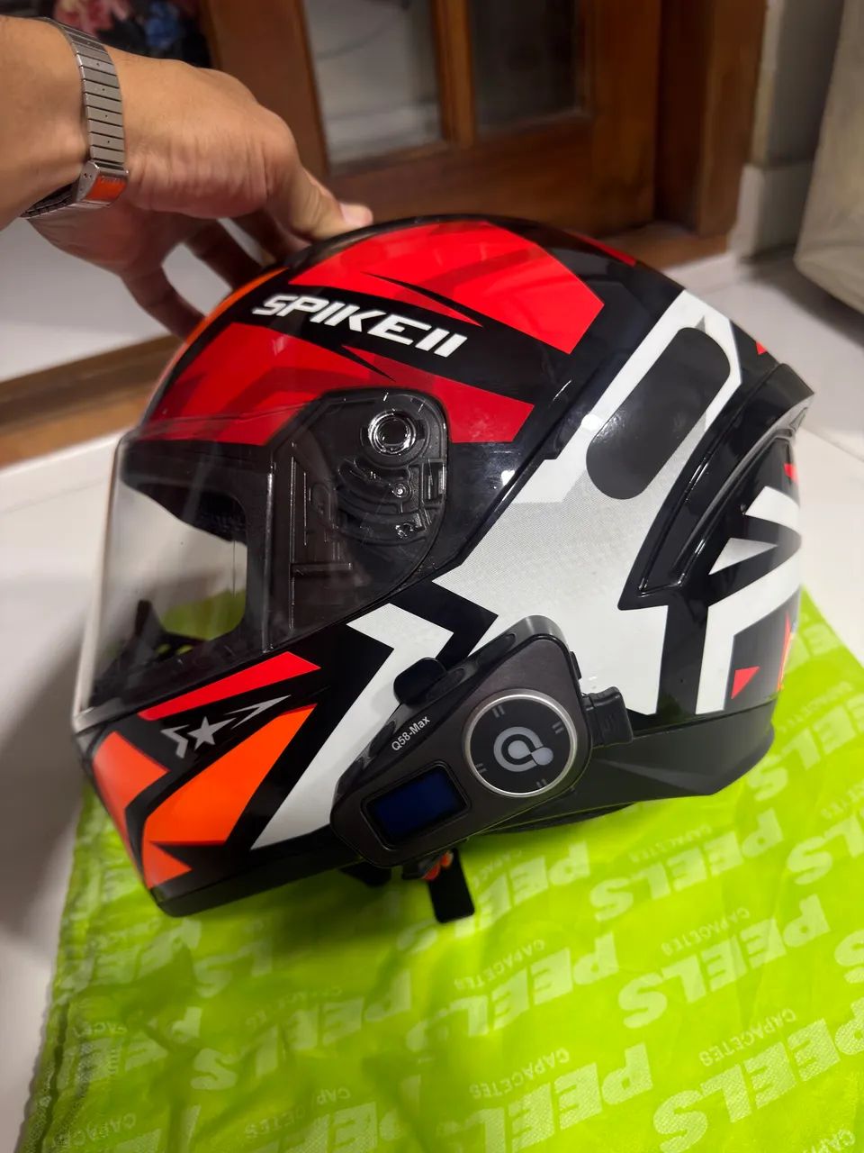 Par de Capacete n58 com intercomunicador - Foto 2