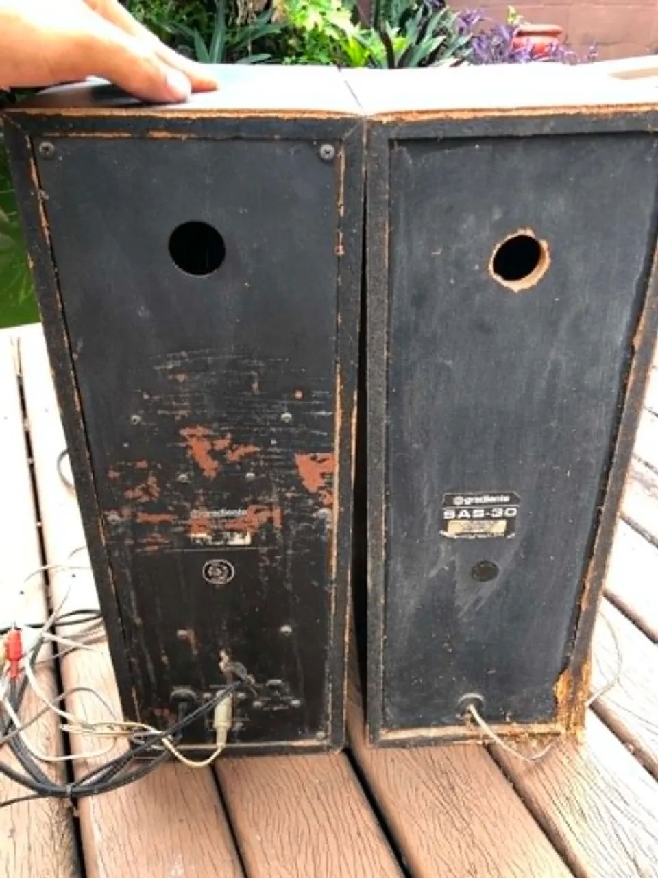 Par de Caixas Ativas Gradiente SAS-30 Stereo Active System - Raras - Foto 4